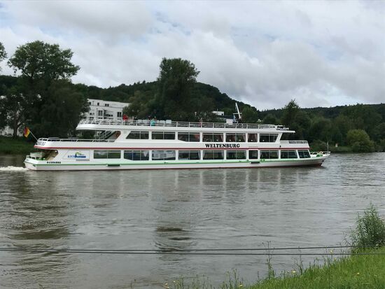 Da ist schon das Boot.