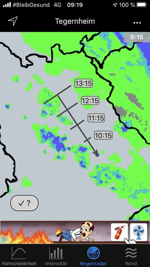 Der Samstag sieht immer noch nicht so toll aus.