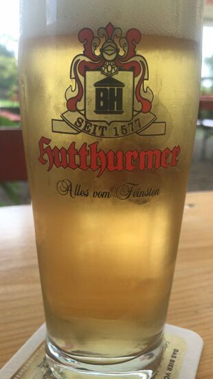 Und mal wieder Zeit für ein Radler und die Mittagspause