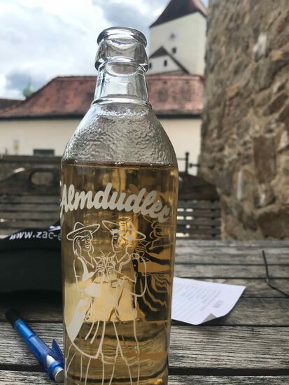 Und zum abkühlen erst mal einen Almdudler.