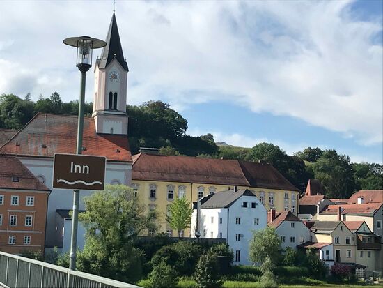 Und ab jetzt am Inn entlang.