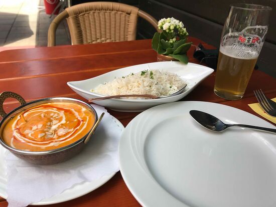 Lecker Essen beim Inder in Bad Füssing.