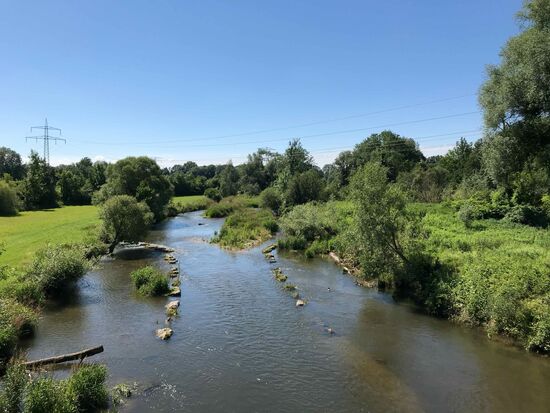 Kleiner Zufluss zum Inn.