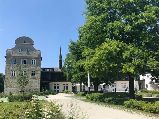 Die Jugendherberge liegt am Rande der Altstadt.