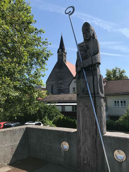 In Laufen angekommen.