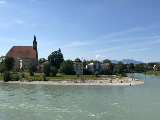 Toller Blick auf Laufen.