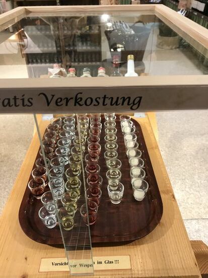 Beim Grassl erst mal etwas probieren