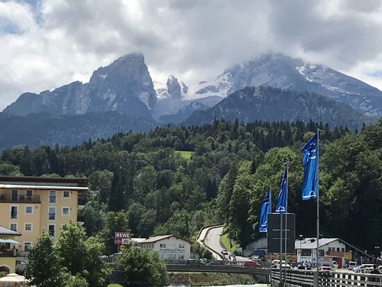Es hängen noch ganz schön viel Wolken da rum.