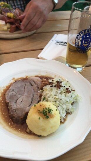 Aber das Essen entschädigt, das ist eine "kleine" Portion