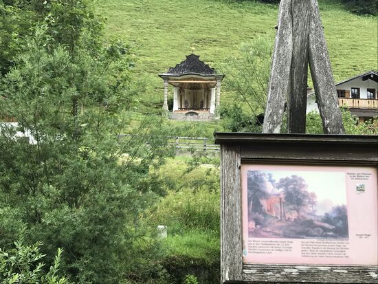 Den Malerweg entlang.