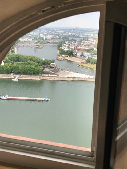 Der traumhafte Blick aus meinem Zimmer.