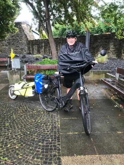 Das ist meine Regenausstattung, Mal sehen, wie lange noch....