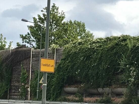 Dann ist Frankfurt erreicht.
