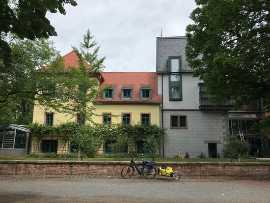 Die Gerbermühle, in der Goethe seinen 66. Geburtstag gefeiert hat.