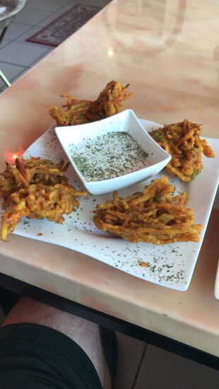 Stärkung für die Tour auch den Spessart morgen. Vorspeise Pakauras