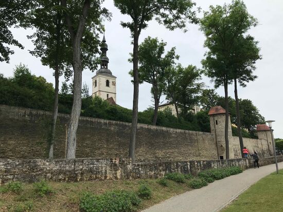 Ein Teil der alten Stadtmauer.