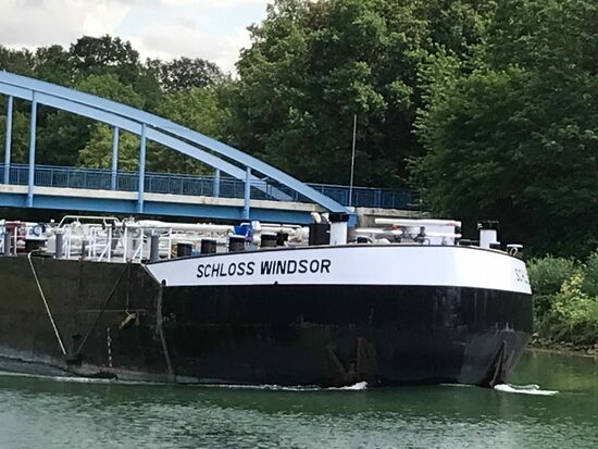 ....wusste gar nicht, dass Schloss Windsor verlegt wurde