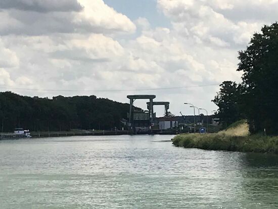 Schleuse Dorsten.
