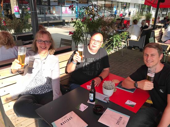 Liebe Freunde (ja!! ehemalige Kollegen dürfen auch Freunde sein!) zu Besuch...