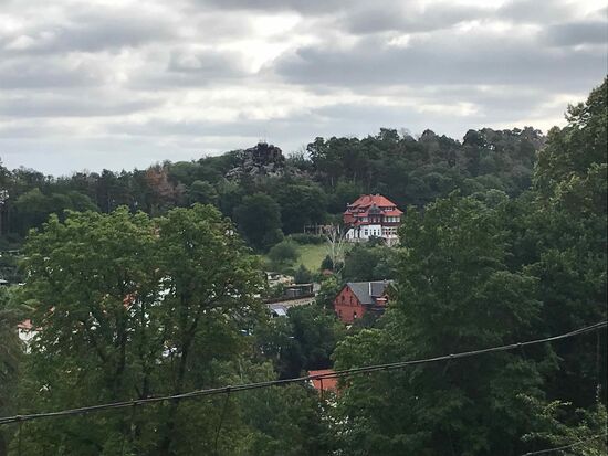 Obwohl der Blick schön ist.