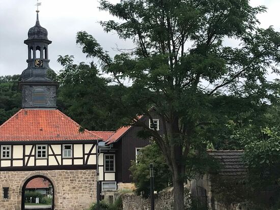 Blick zurück zum Kloster