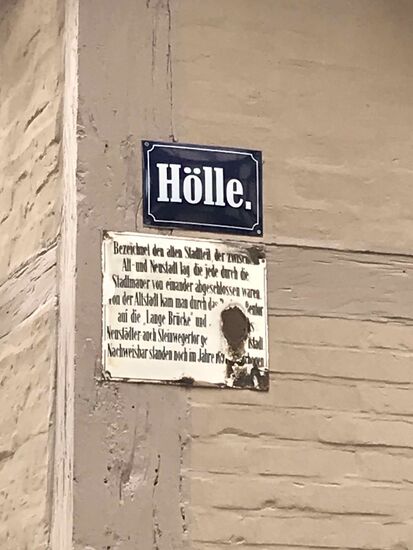 Ja, auch die Hölle gibt es hier
