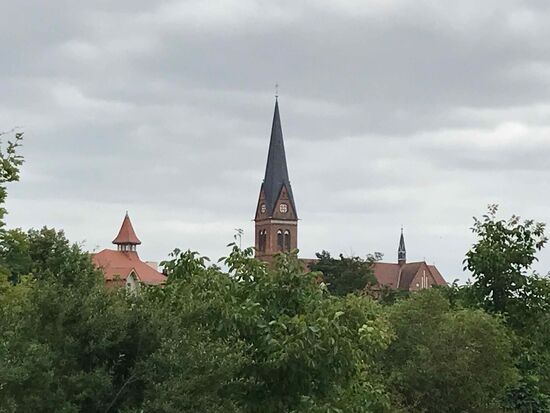 Blick auf Staßfurt, hier ist leider nicht so viel los wie in Quedlinburg.