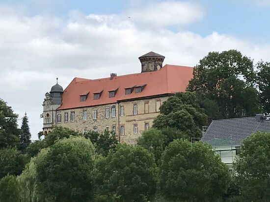 My castle is my home, Schloss Hohenerxleben, für 2 Nächte meine Unterkunft.