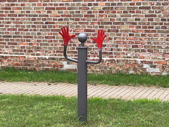 Hier win den sogar die Begrenzungspfähle.