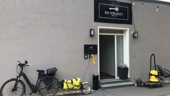 Das war eine gute Adresse in Dessau, nicht weit zum Zentrum, aber trotzdem ruhig.