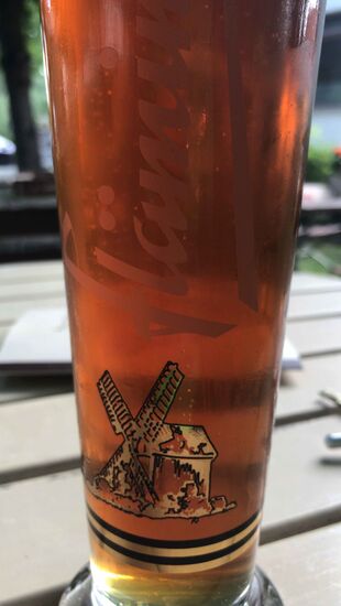 Fläminger Spezial, sehr lecker.