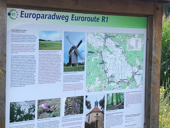 Immer noch auf der Europaroute R1 bzw. Deutschlandroute R3