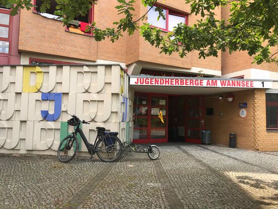 Und hier ist meine vorletzte Station, drei Nächte in der Jugendherberge.