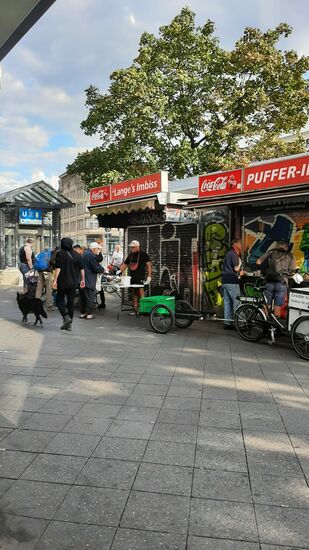 Und die Leute kommen auch..