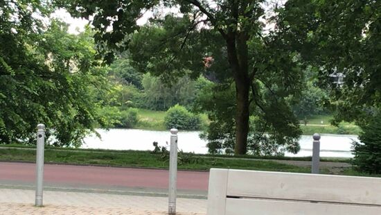 Unwetter ist es nicht, aber es regnet, und da werde ich den Stadtrundgang heute nicht durchführen......