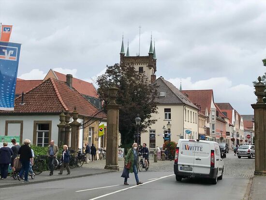 Der erste Blick auf Warendorf.