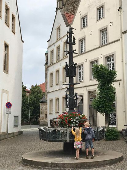 Am historischen Marktplatz.