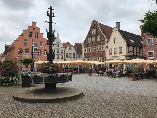 Der historische Marktplatz.