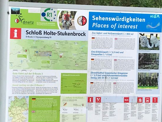 Und für einen längeren Aufenthalt gibt es Hinweise