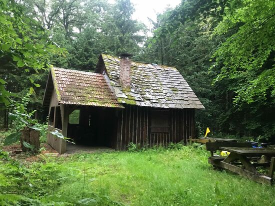 Zu nah am Start, sonst wäre es ein schöner Platz für eine Pause.