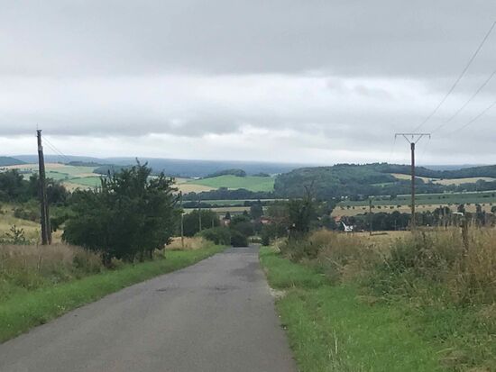 Und den ganzen Tag drohen Regenwolken