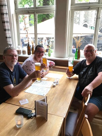 Und da sind sie, Martina &amp;Lutz. Es war sehr schön, die beiden nach so langer Zeit mal wiederzusehen.