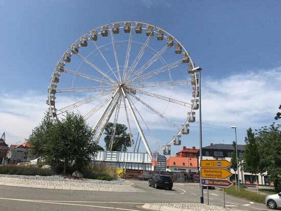 Aber man kann gut erkennen, was hier los ist, also fahre ich weiter.