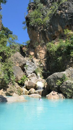 Wasserfall, zur Regenzeit muss es gewaltig rauschen