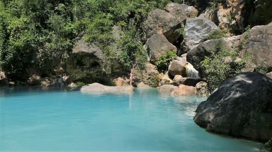 blaue Milch - so könnte man es beschreiben. Strahlend blau, aber völlig undurchsichtig.