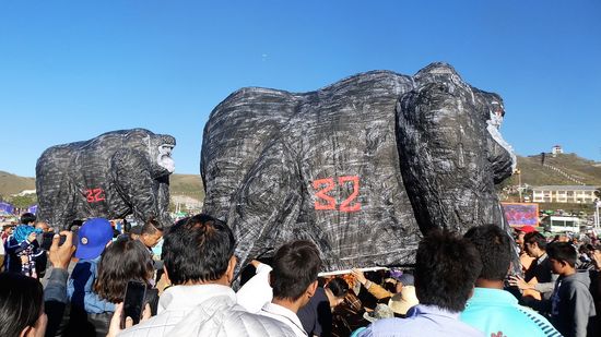 die Gorillas waren am besten, die haben auch den 1. Platz gemacht