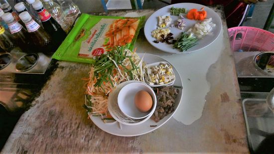 Zutqten für die Frühlingsrollen