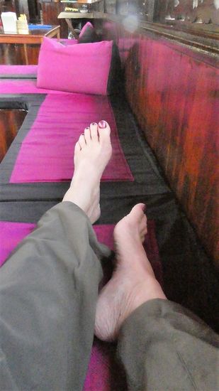 Mittagsschläfchen nach dem köstlichen Essen.