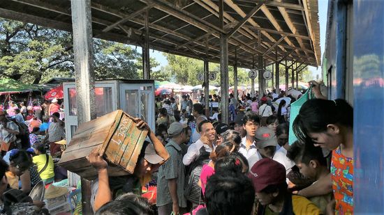 ab da wurde es "etwas" voller