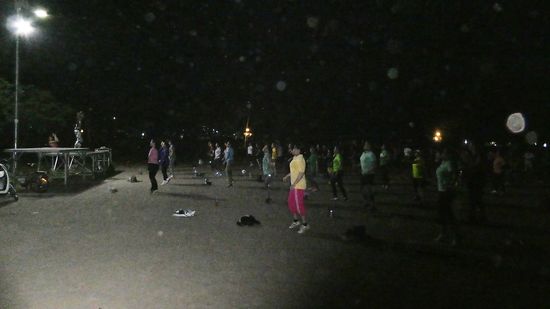 Abendsport am Nachtmarkt